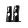 2-virzienu vadu PC skaļrunis Audiocore AC860, 2.0 kanāli, 4 W RMS, USB barošana, 3,5 mm ieeja, melns