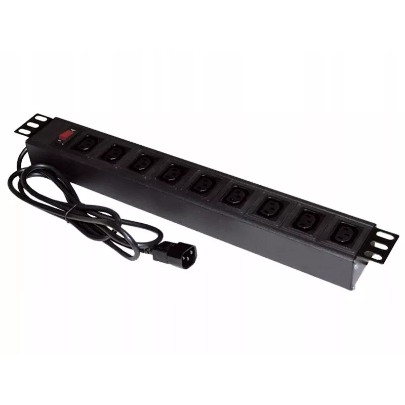 ALANTEC 19-inch Jauda Strip - 9 Sockets UPS - UPS-C14-Plug (PZ010)