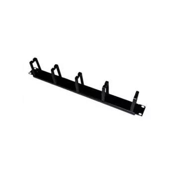 Alantec PK009 kabeļu organizators sienas kabeļu turētājs melns 1 gab.