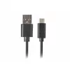 USB A uz USB C kabelis LANBERG CA-USBO-20CU-0018-BK — USB 2.0, 1,8 m, melns