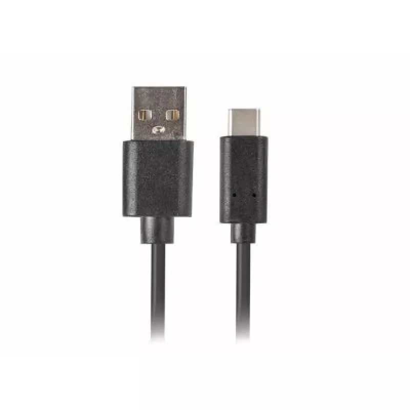 USB A uz USB C kabelis LANBERG CA-USBO-20CU-0018-BK — USB 2.0, 1,8 m, melns