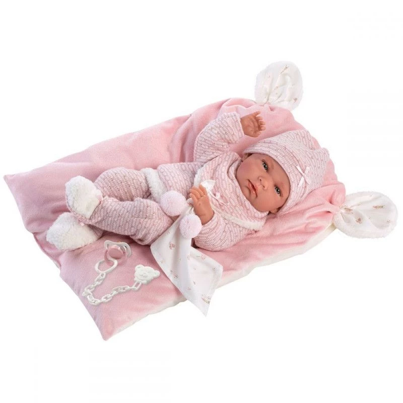 Llorens Nica 73860 mazuļa lelle uz sedziņas, 40 cm