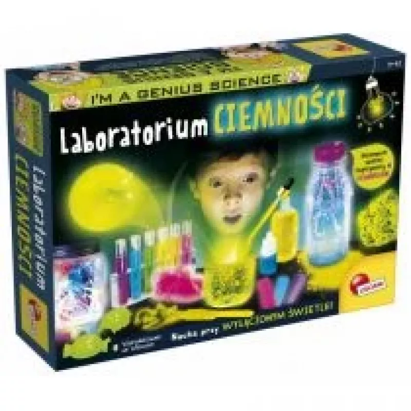 Izglītojošais komplekts Liscianigiochi Im A Genius The Laboratory of Darkness 304-PL83879 (zinātnes komplekts)