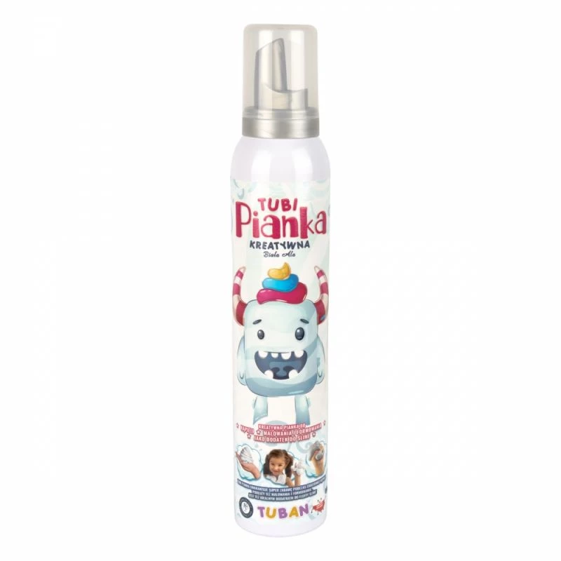 Vannas putu rotaļlieta Tuban TUBI FOAM balta 200 ml