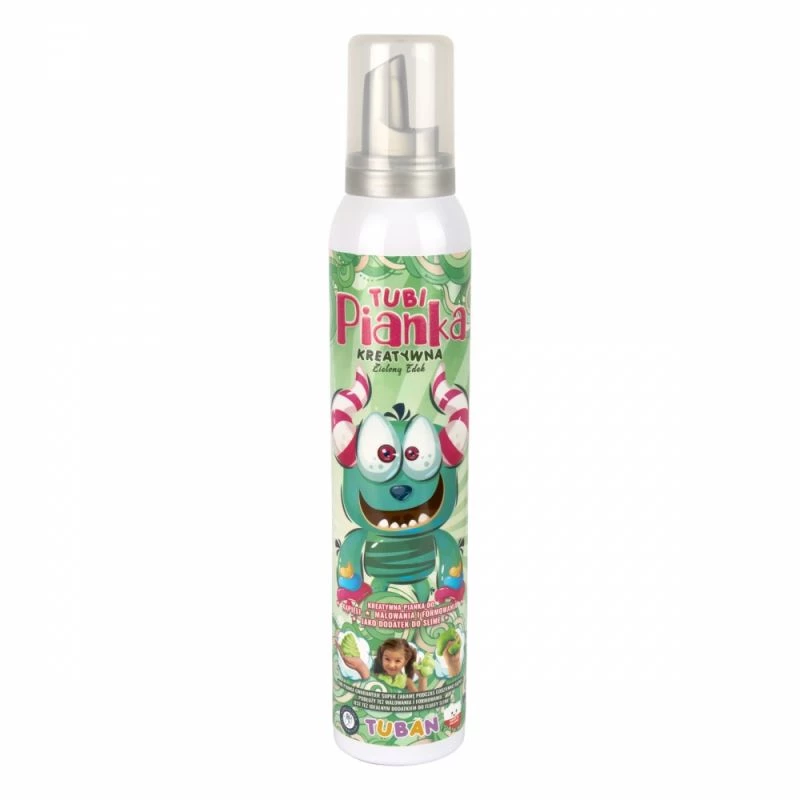 Vannas putu rotaļlieta Tuban TUBI FOAM zaļa 200 ml zēniem un meitenēm