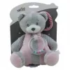 Muzikāla rotaļlietu kastīte TULILO 9109 Rozā Lācītis 18 cm - uzvelkama mūzikas kastīte