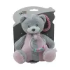 Muzikāla rotaļlietu kastīte TULILO 9109 Rozā Lācītis 18 cm - uzvelkama mūzikas kastīte