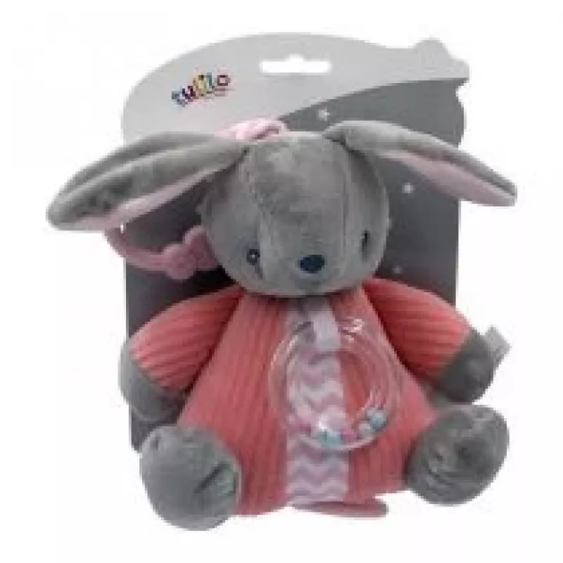 Mūzikas kastīte TULILO Bunny 9115, plīša muzikālā rotaļlieta, 18 cm augstums