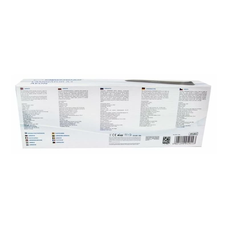 Esperanza EFL003 laminators Aukstās/karstās laminēšanas laminators 250 mm/min Melns