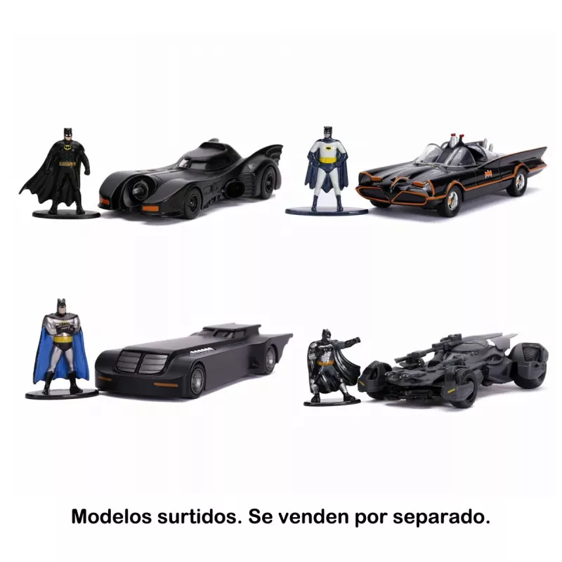 Jada Batman Batmobile 1:32 metāla automašīna ar figūriņu, dažādi modeļi