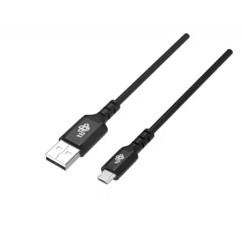 Kabelis USB0-Micro USB 2m silikona melns Quick Charge