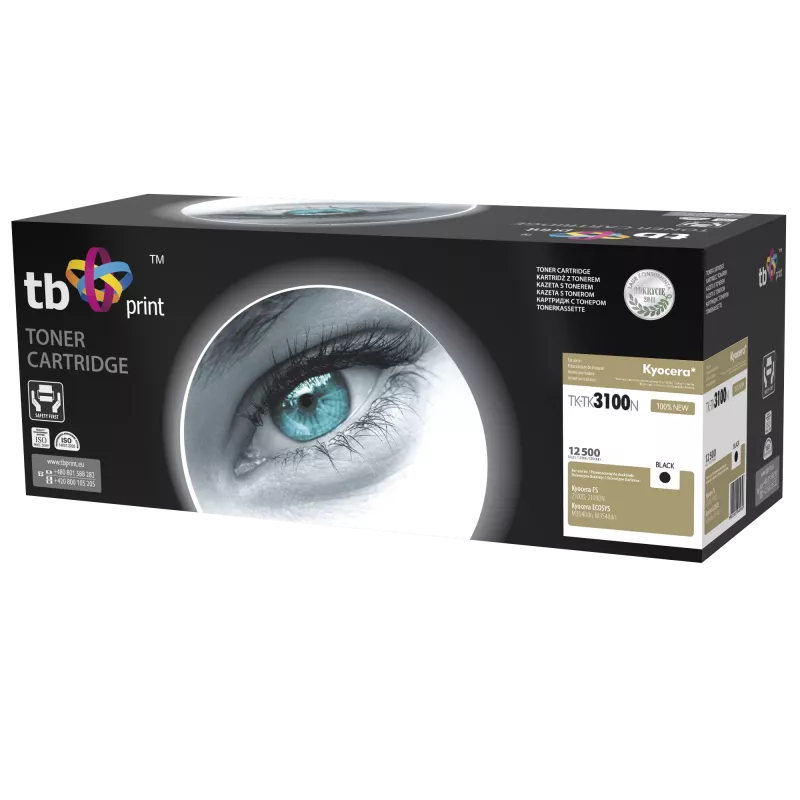 Toner paredzēta Kyocera TK-3100 BK TK-TK3100N 100% jauna