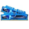 G.Skill 16GB Ripjaws X Dual Channel Memory Kit - zils (2x 8GB, DDR3 1600MHz, 1,5 V, F3-1600C9D-16GXM, XMP gatavs)