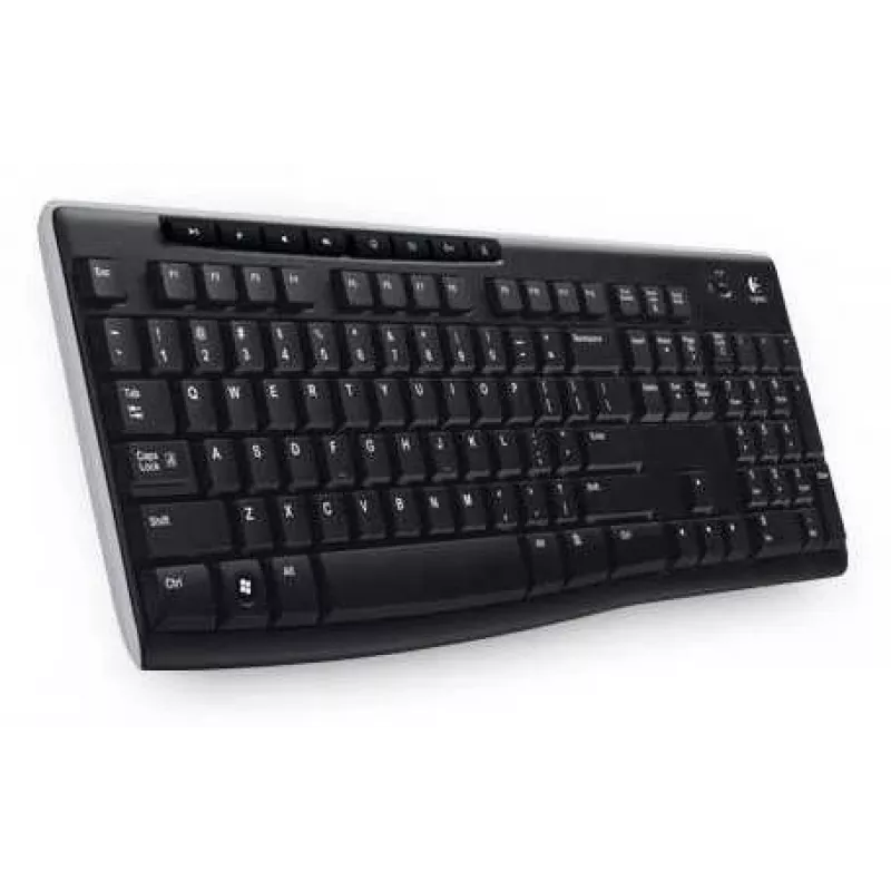Logitech K270 bezvadu tastatūra ar Unifying uztvērēju, melna
