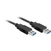 Wentronic Goobay USB 3.0 SuperSpeed kabelis, melns, 3 m - USB 3.0 spraudnis (A tips) > USB 3.0 spraudnis (A tips) (93929)