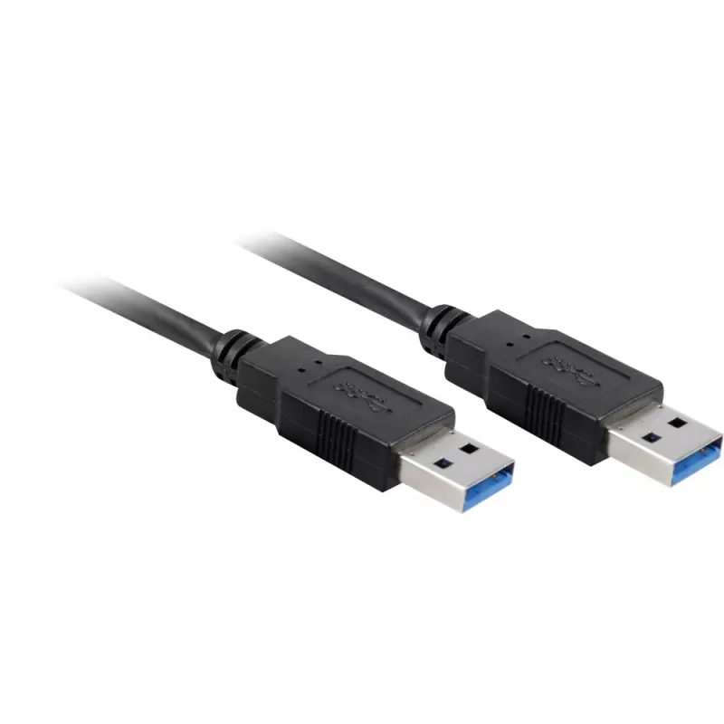 Wentronic Goobay USB 3.0 SuperSpeed kabelis, melns, 3 m - USB 3.0 spraudnis (A tips) > USB 3.0 spraudnis (A tips) (93929)