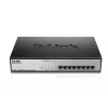Nepārvaldāms slēdzis D-Link DGS-1008MP 8 portu galddatora Gigabit Max PoE slēdzis