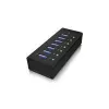 ICY BOX IB-AC618 USB 3.2 Gen 1 (3.1 Gen 1) Type-B 5000 Mbit/s Melna