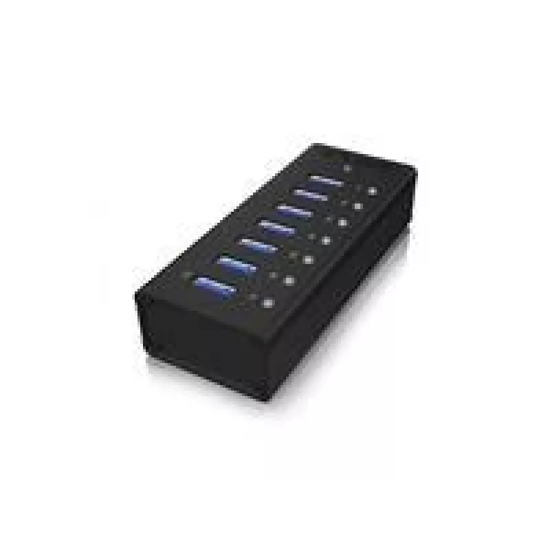 ICY BOX IB-AC618 USB 3.2 Gen 1 (3.1 Gen 1) Type-B 5000 Mbit/s Melna
