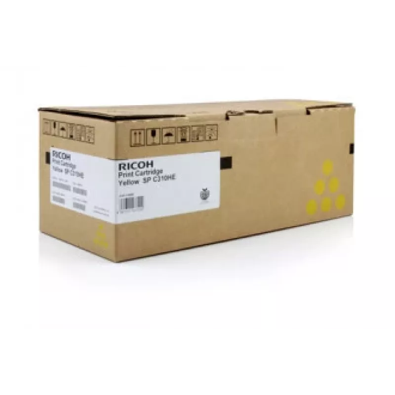 Ricoh SP C310HE tonera kasetne 1 gab. Oriģināla dzeltena