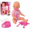 Lelle SIMBA New Baby Born Bobas 105032533 – gumijas ķermenis, jaundzimušā izmērs