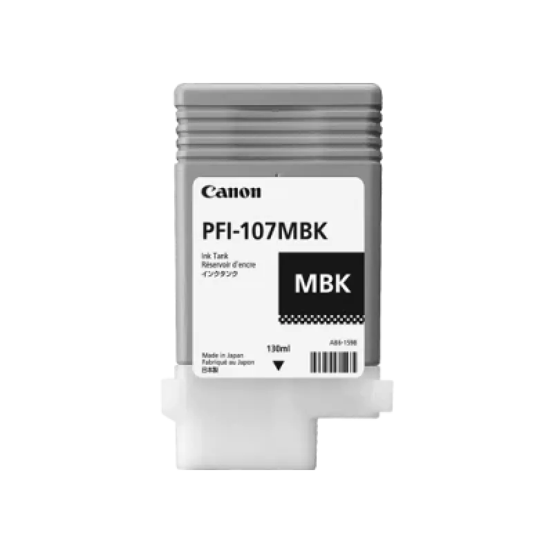 Canon PFI-107MBK tintas kasetne 1 gab. Oriģināla matēti melna