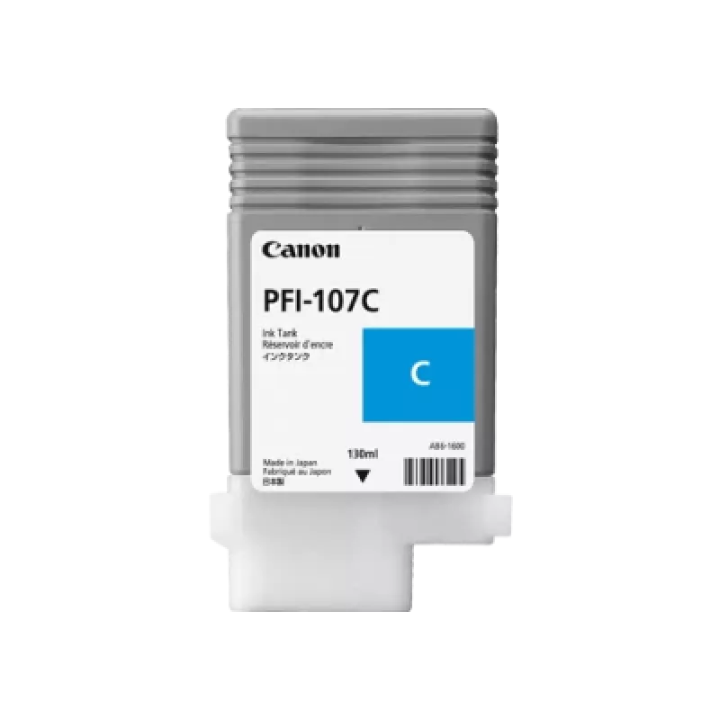 Canon PFI-107C tintas kasetne 1 gab. Oriģināla ciāna