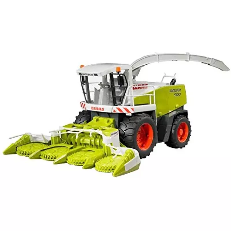 Rotaļu lopbarības novākšanas kombains BRUDER Claas Jaguar 900, plastmasa, ieteicamais vecums 4+