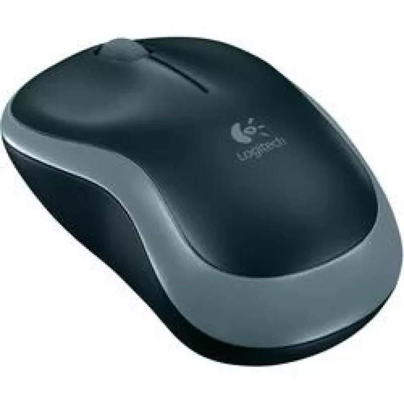 Logitech M185 bezvadu optiskā pele Ambidextrous Grey 910-002238