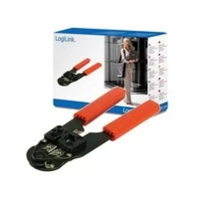 LogiLink WZ0004 kabeļu presēšanas instruments melns/sarkans