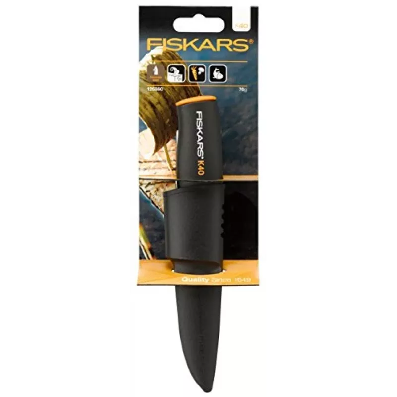 Fiskars Universal Utility Knife K40 Melns pelēka (1001622)