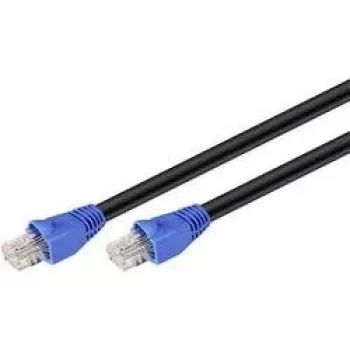 Goobay Cat 6 U/UTP 40m tīkla kabelis (UTP) - melns (40m, RJ-45, RJ45, CAT6 U/UTP savienojuma kabelis (UTP), melns)