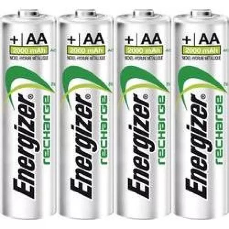 Energizer ACCU Recharge Power Plus NiMH uzlādējamās AA baterijas 2000mAh 4 iepakojums