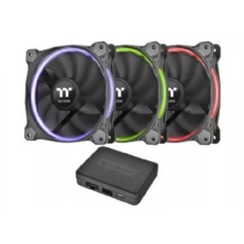 Thermaltake Riing 14 RGB TT Premium Edition 3 komplekts 120 mm ARGB korpusa ventilatori