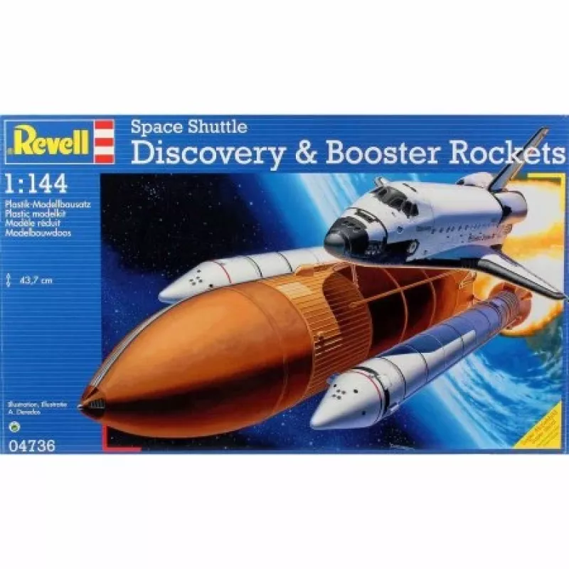 Kosmosa kuģa komplekts Revell Space Shuttle Discovery + Booster Rockets