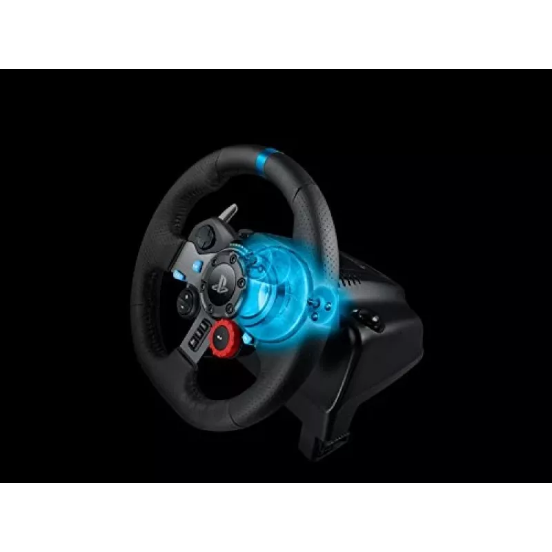 Logitech G G29 stūre + pedāļi Playstation 3,PlayStation 4 analogā USB 2.0 melna