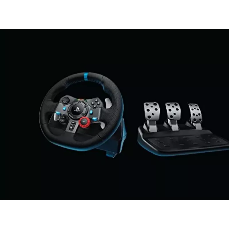 Logitech G G29 stūre + pedāļi Playstation 3,PlayStation 4 analogā USB 2.0 melna