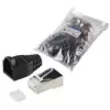 Vadu savienotājs RJ45 LogiLink MP0022 melns caurspīdīgs