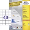 Avery Zweckform 3651 Universal Labels 52.5 X 29.7 Mm 100 Sheets Balts