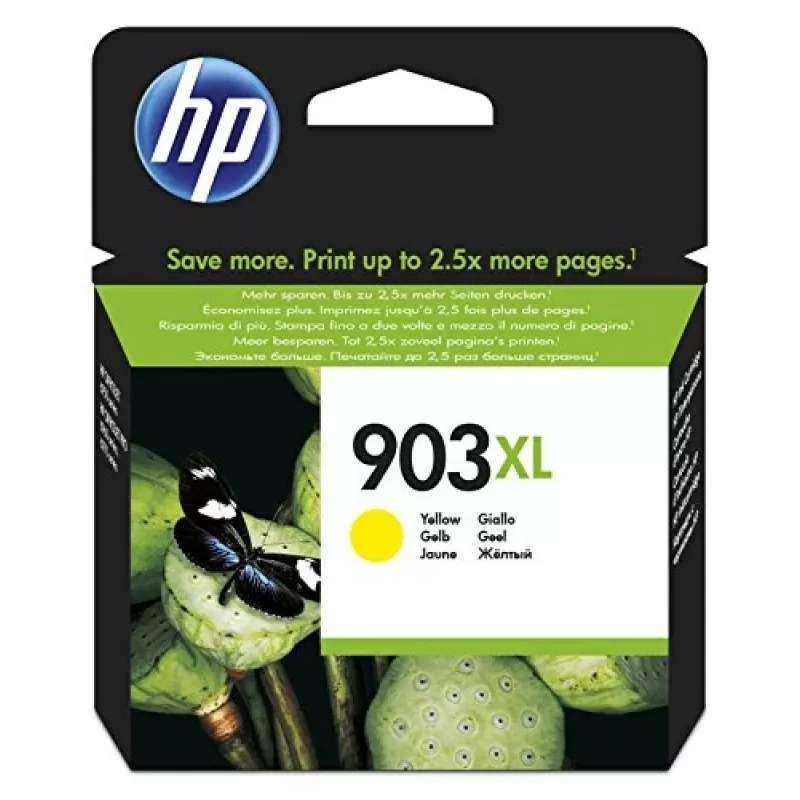 HP 903XL High Yield Yellow Original Ink Cartridge, Yellow, 1 pc(s), 750 pages