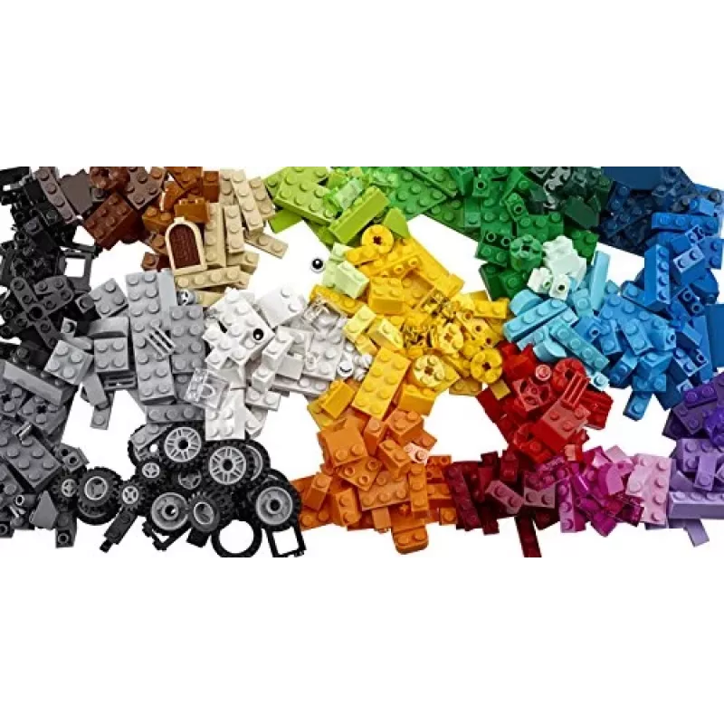 LEGO 10696 Classic Medium Creative Brick Box — viegla rotaļlietu uzglabāšana, krāsainu ķieģeļu būvēšanas komplekts bērniem, zēniem un meitenēm no 4 gadu vecuma