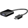 Wentronic Goobay HDMI / VGA Adapter [1x HDMI-Stecker - 1x VGA-Buchse, Klinkenbuchse 3.5 mm] Schwarz Goobay (68793)