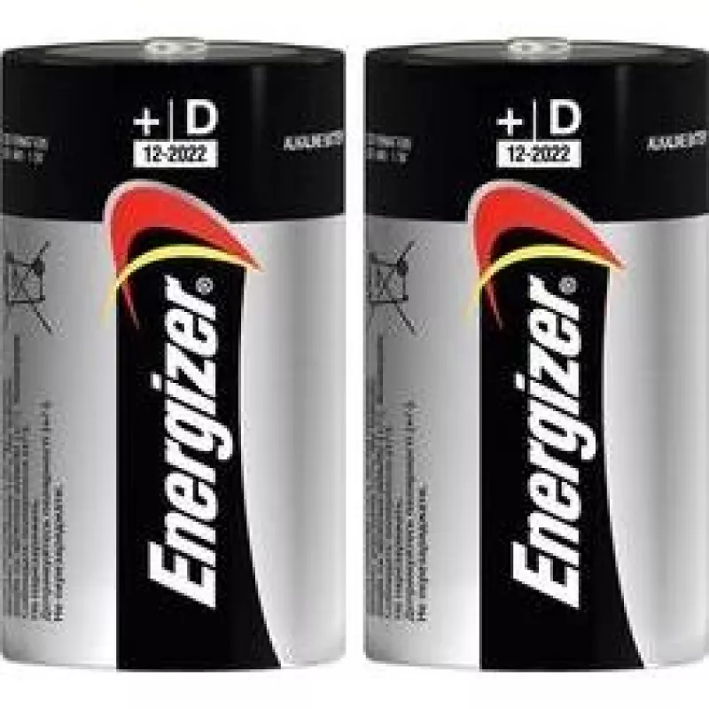 Vienreizlietojamā baterija Energizer 2x Classic D 1.5V LR20