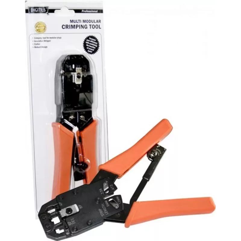 Digitus DN-94004 tīkla krimperis kabeļu uzstādīšanai un apkopei