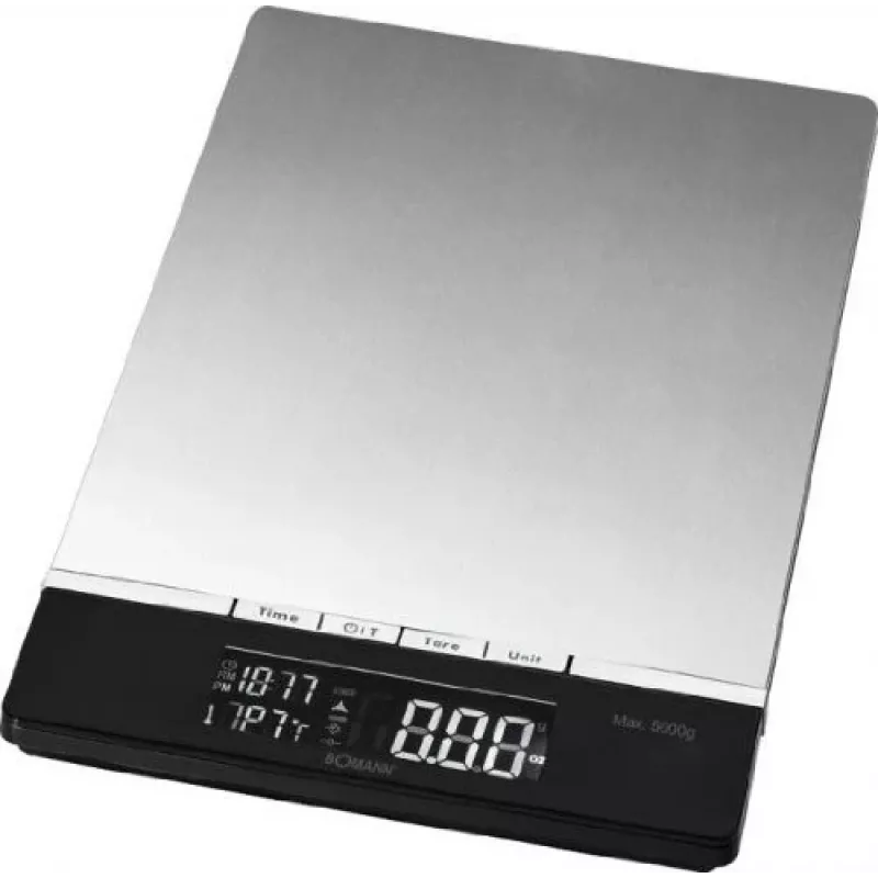 Bomann KW 1421 CB - LCD - melna - nerūsējošais tērauds - 160 x 230 x 18 mm - 18 mm - AAA - nerūsējošais tērauds (614211)
