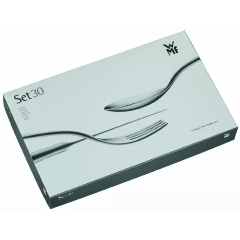 WMF Corvo 11.5891.6330 galda piederumu komplekts, 30 gab., Cromargan protect