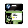 HP 920XL augstas ražības dzeltenā oriģinālā tintes kasetne, dzeltena, 1 gab., 700 lappuses