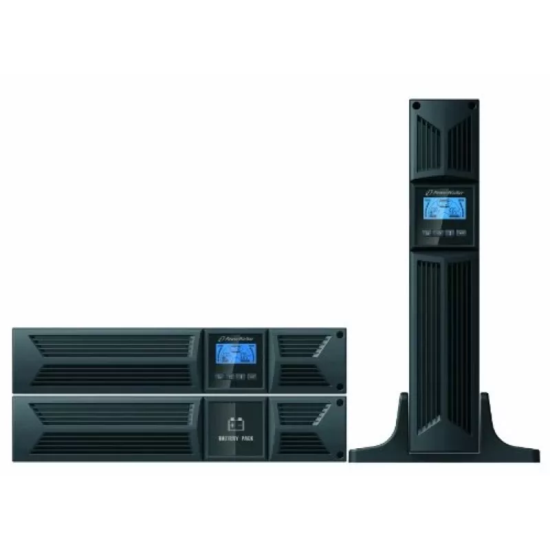 PowerWalker VI 1500RT LCD nepārtrauktās barošanas avots (UPS) 1,5 kVA 1350 W 8 kontaktligzdas
