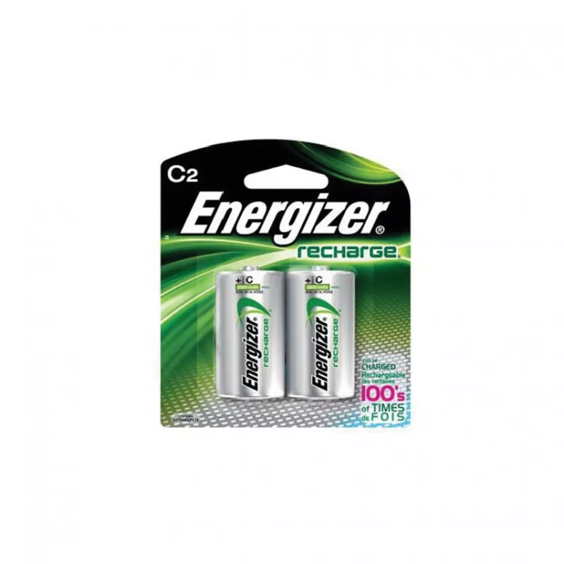 Energizer ACCU Power Plus NiMH uzlādējamās C baterijas, 2500mAh 2 iepakojumā