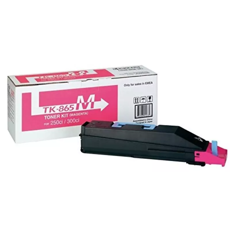 Toneris Kyocera TK-865 TK865 2000 lapas fuksīna krāsai